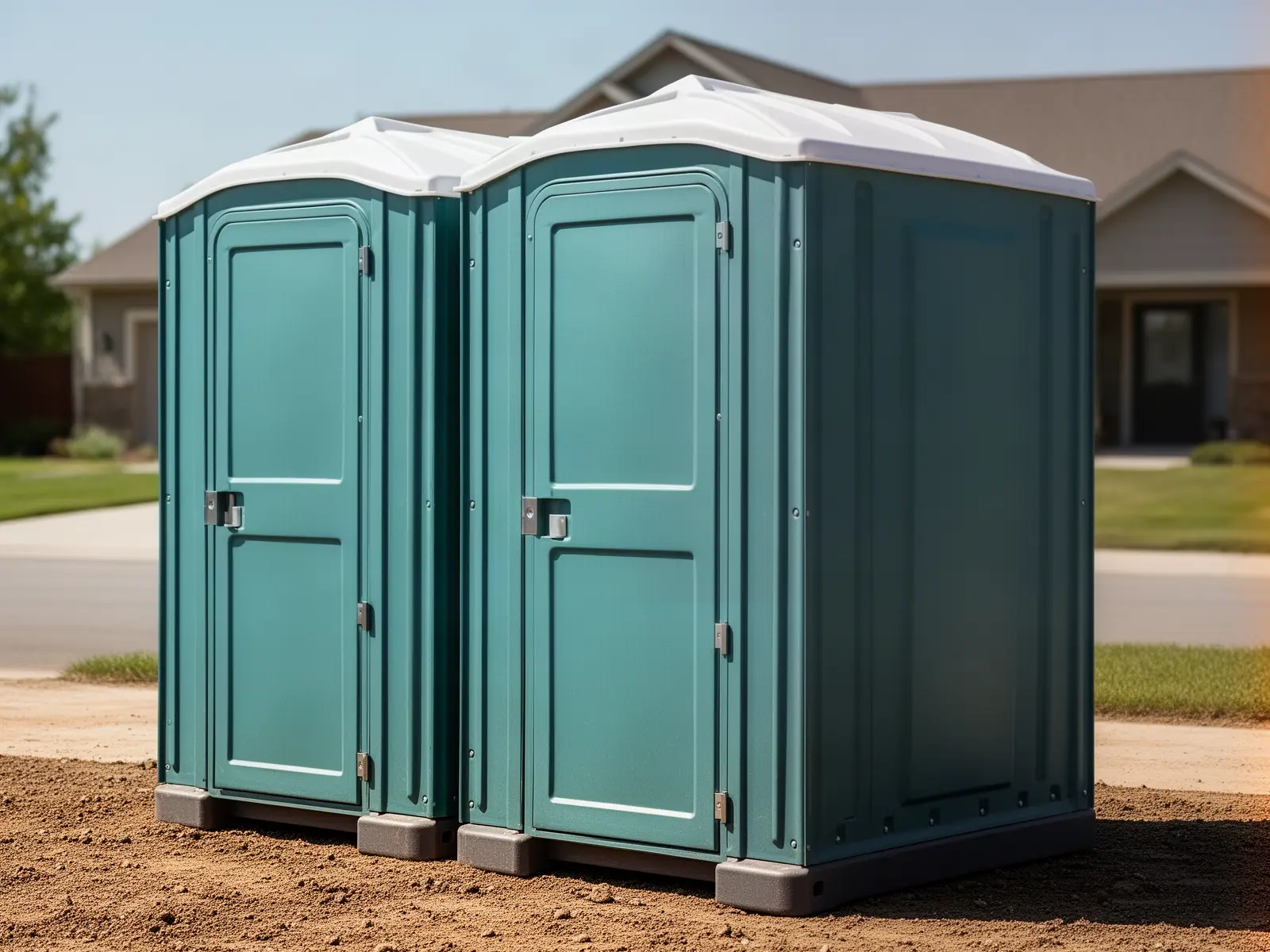 Clean porta potty unit from South Point Porta Potty Rental in Washington, DC